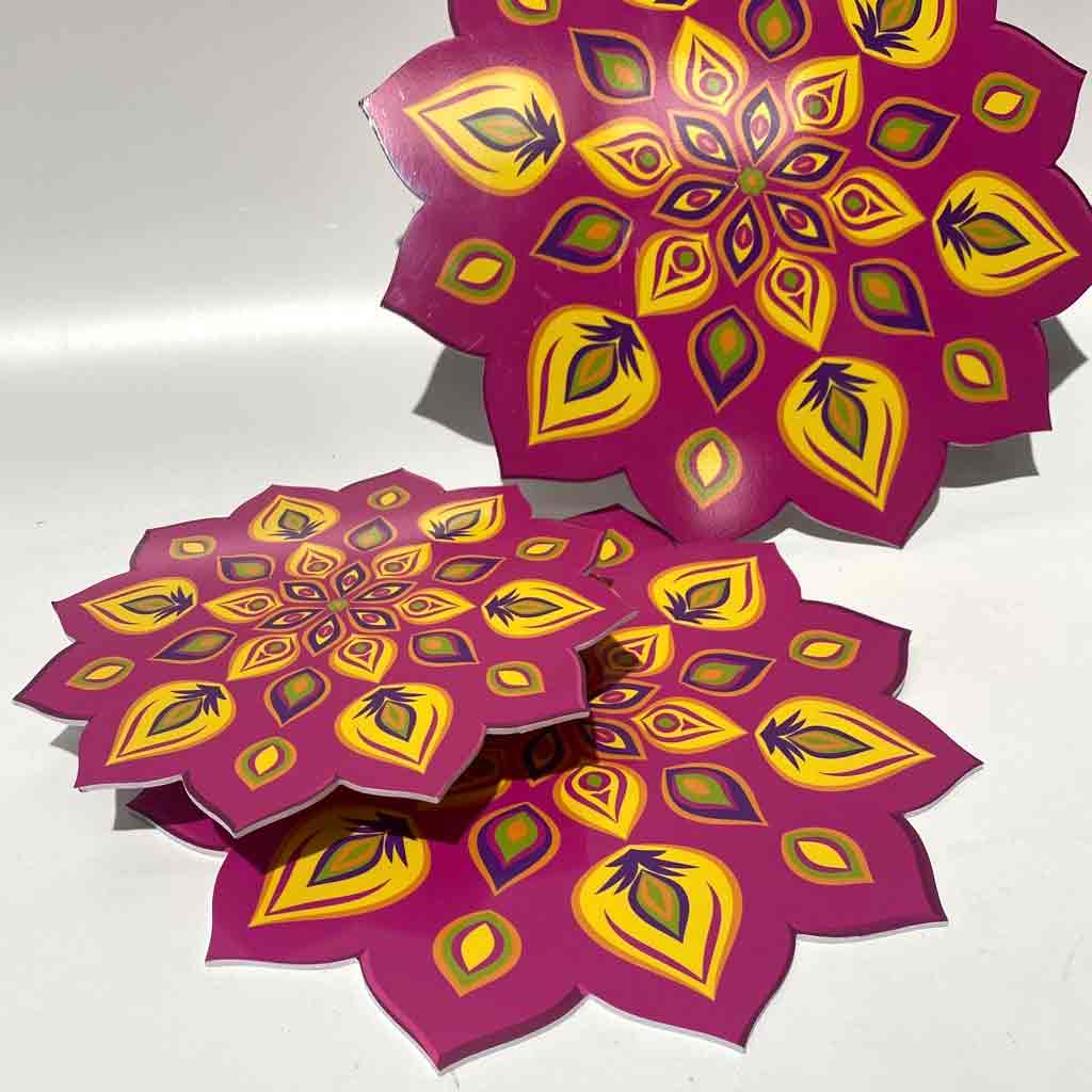 DIWALI FLOWER PINK  29cmD / 39cmD / 49cmD 